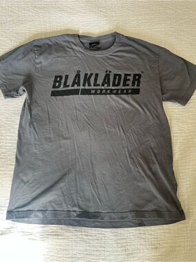 Men's Gray Logo Crew Neck T-Shirt
